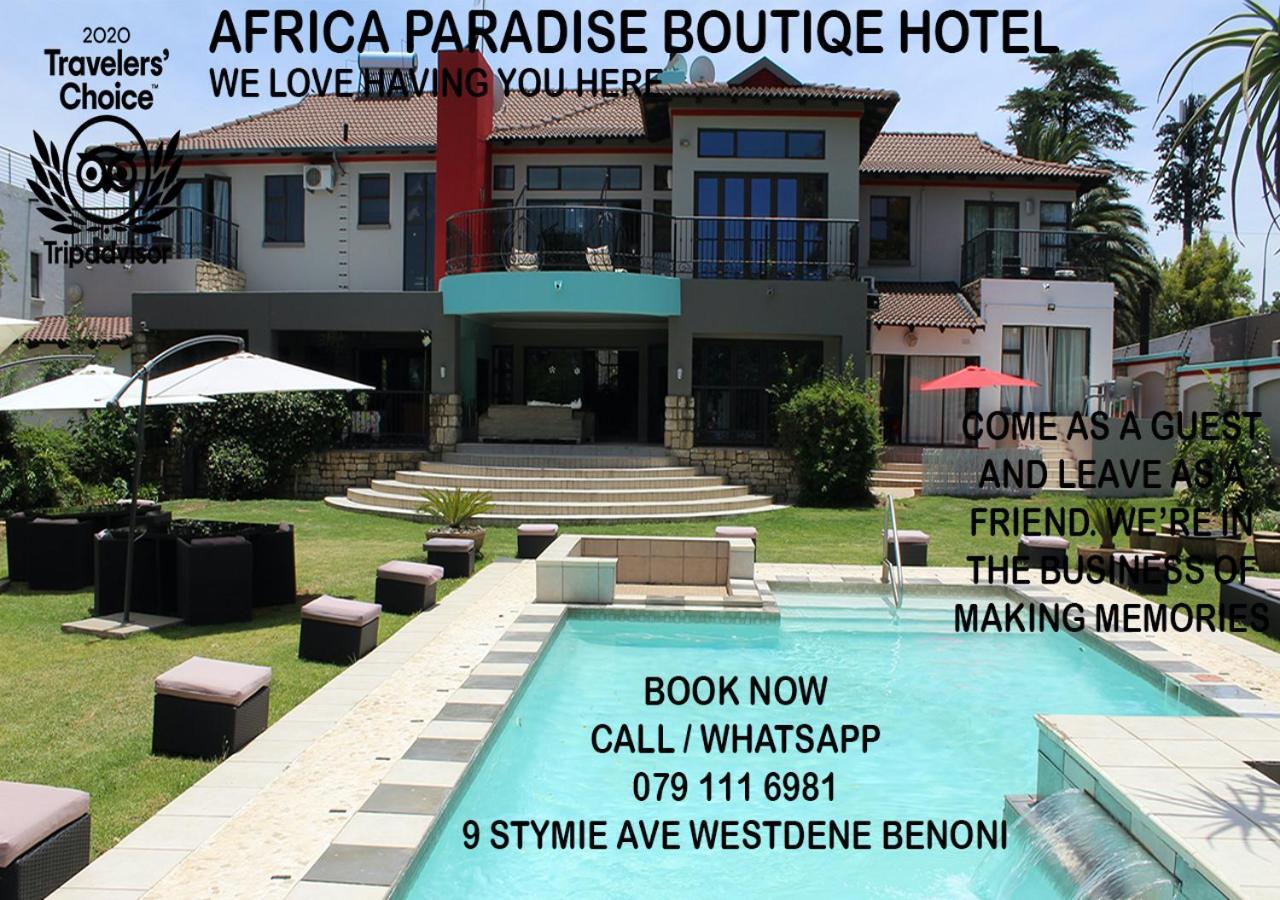 Africa Paradise - Or Tambo Airport Boutique Hotel Benoni Ngoại thất bức ảnh